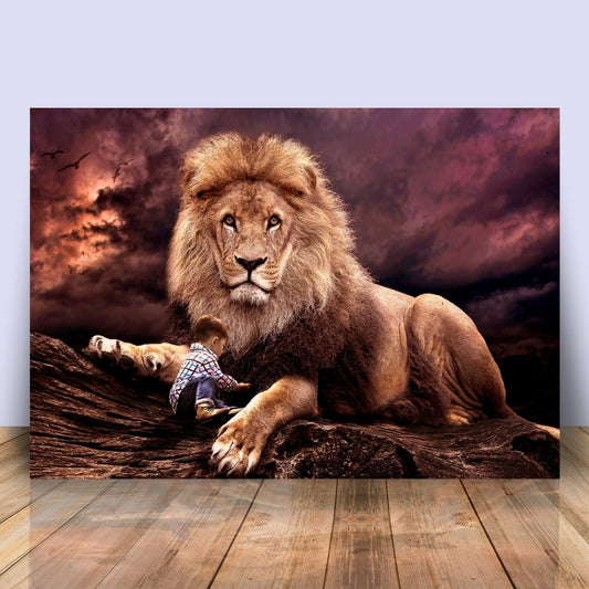 Le Lion Majestueux - Dreamsportrait