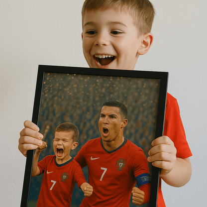 Le Footballeur avec Cristiano Ronaldo - Dreamsportrait